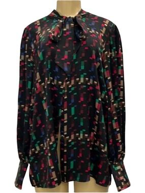 NWT $69 Investments Bow Blouse Plus Size